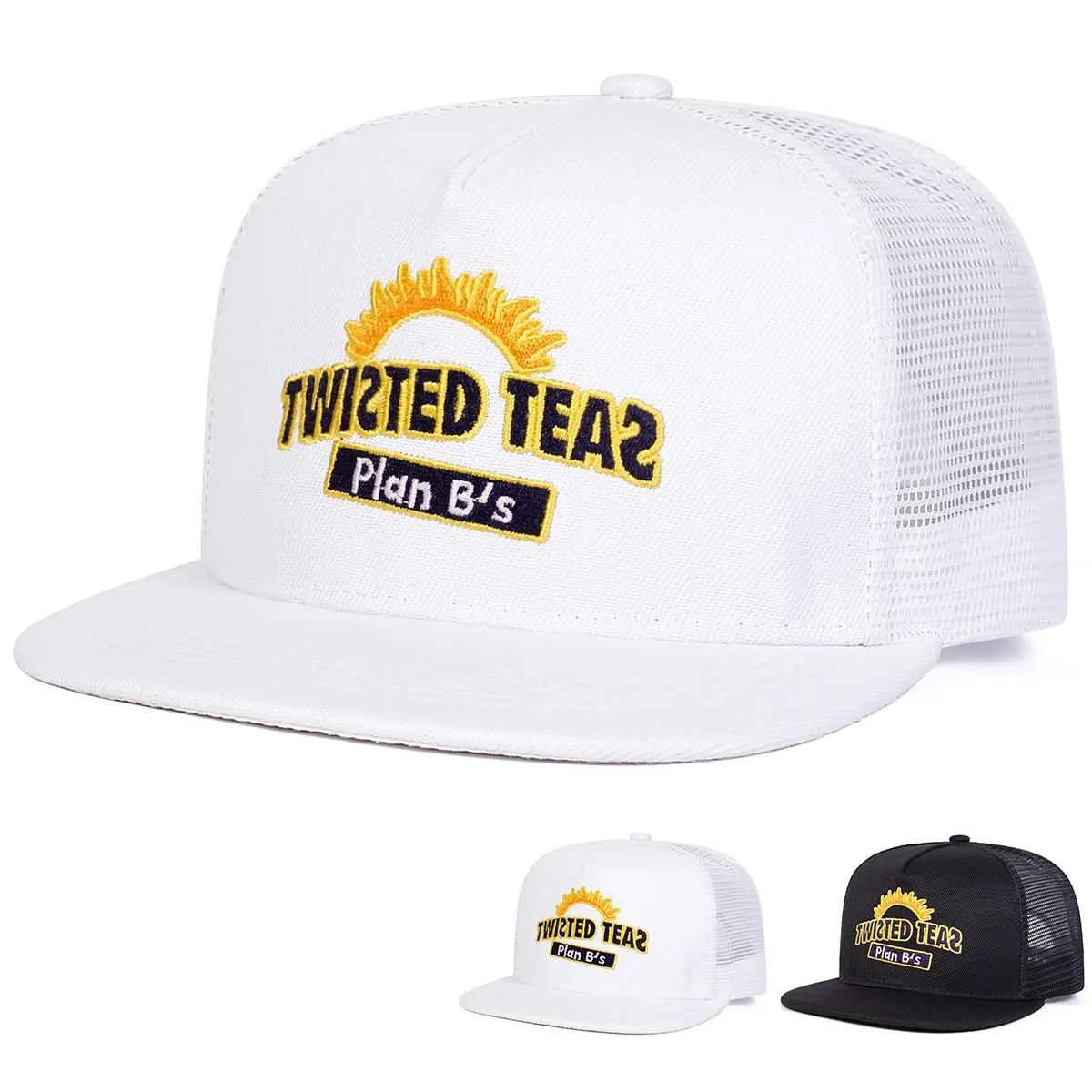 Nettle Leaf Tea - Topi Jaring Hip-Hop Bordir TWISTED TEAS