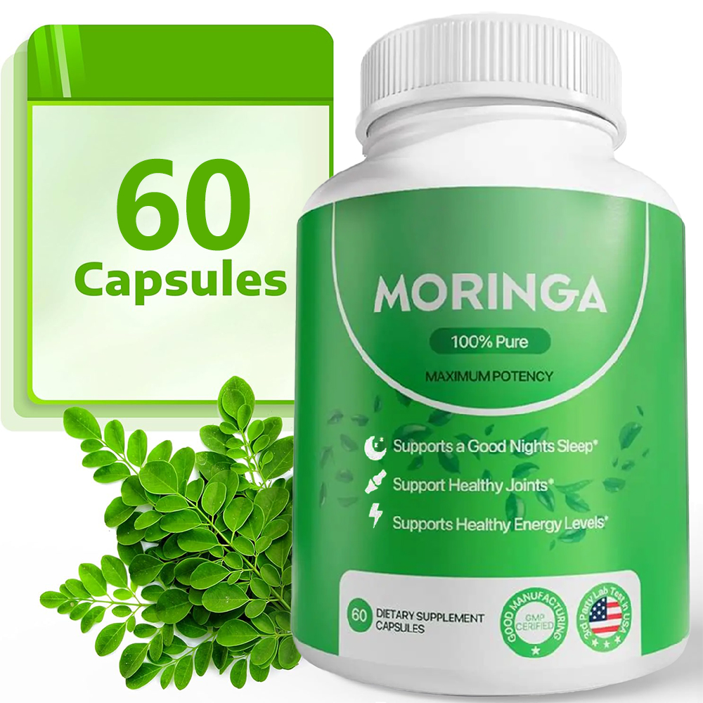 Moringa Leaf Powder - Kapsul Moringa - Meningkatkan Energi, Imunitas,