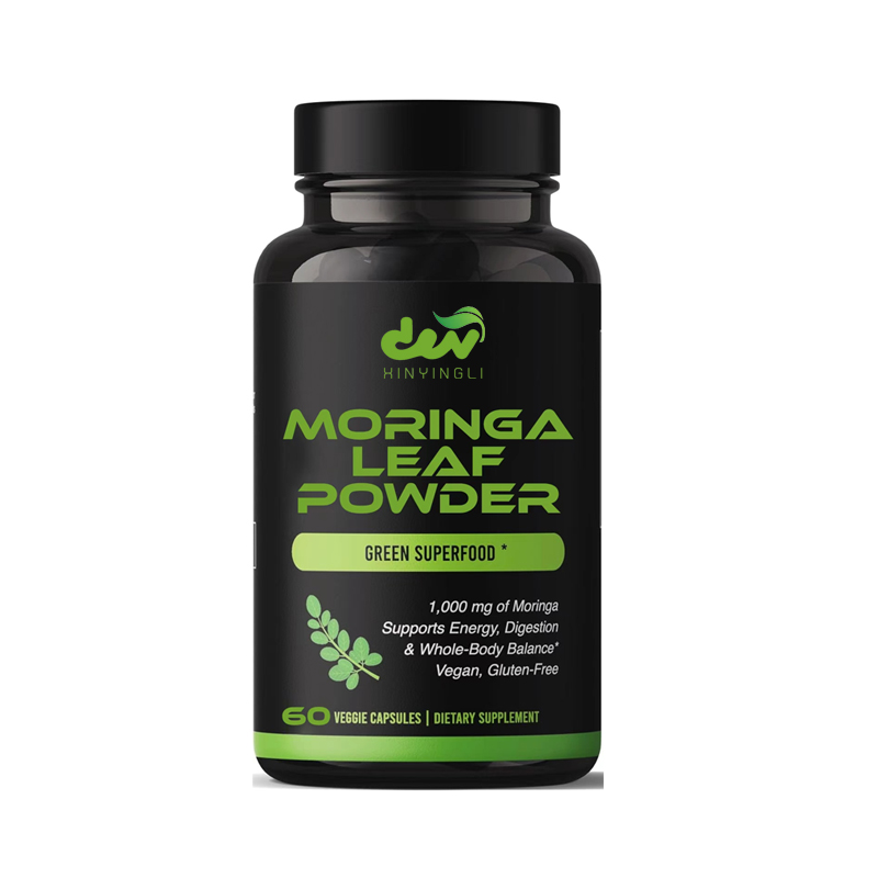 Moringa Leaf Powder - Kapsul Moringa Organik 1000mg - Bubuk