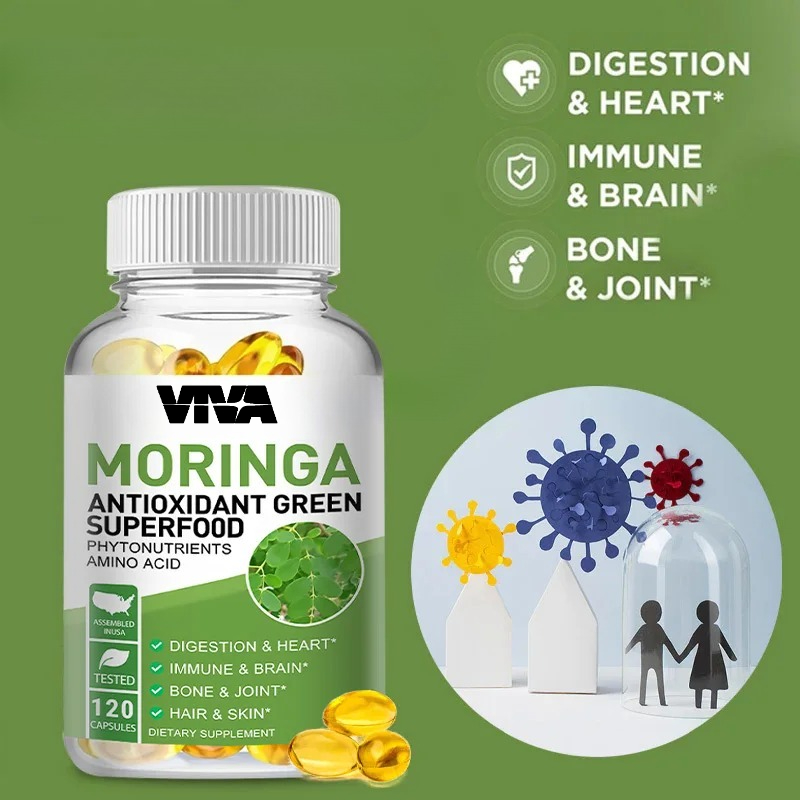 Kapsul Moringa 1000mg, Superal - Moringa Leaf Powder ulasan dan harga