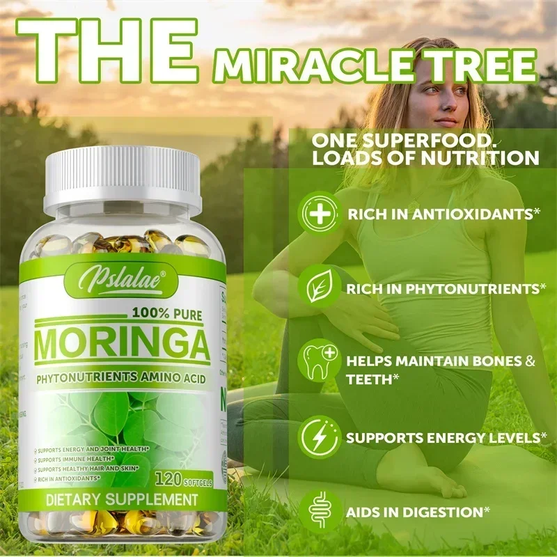 Kapsul Moringa - Antioksidan,  - Moringa Leaf Powder ulasan dan harga