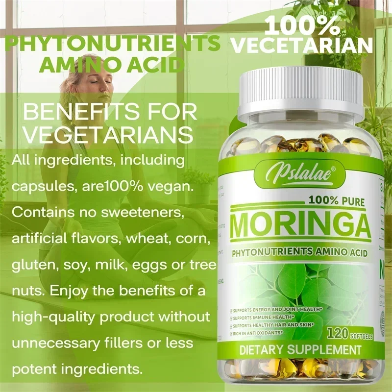 Kapsul Moringa - Antioksidan,  - Moringa Leaf Powder ulasan dan harga