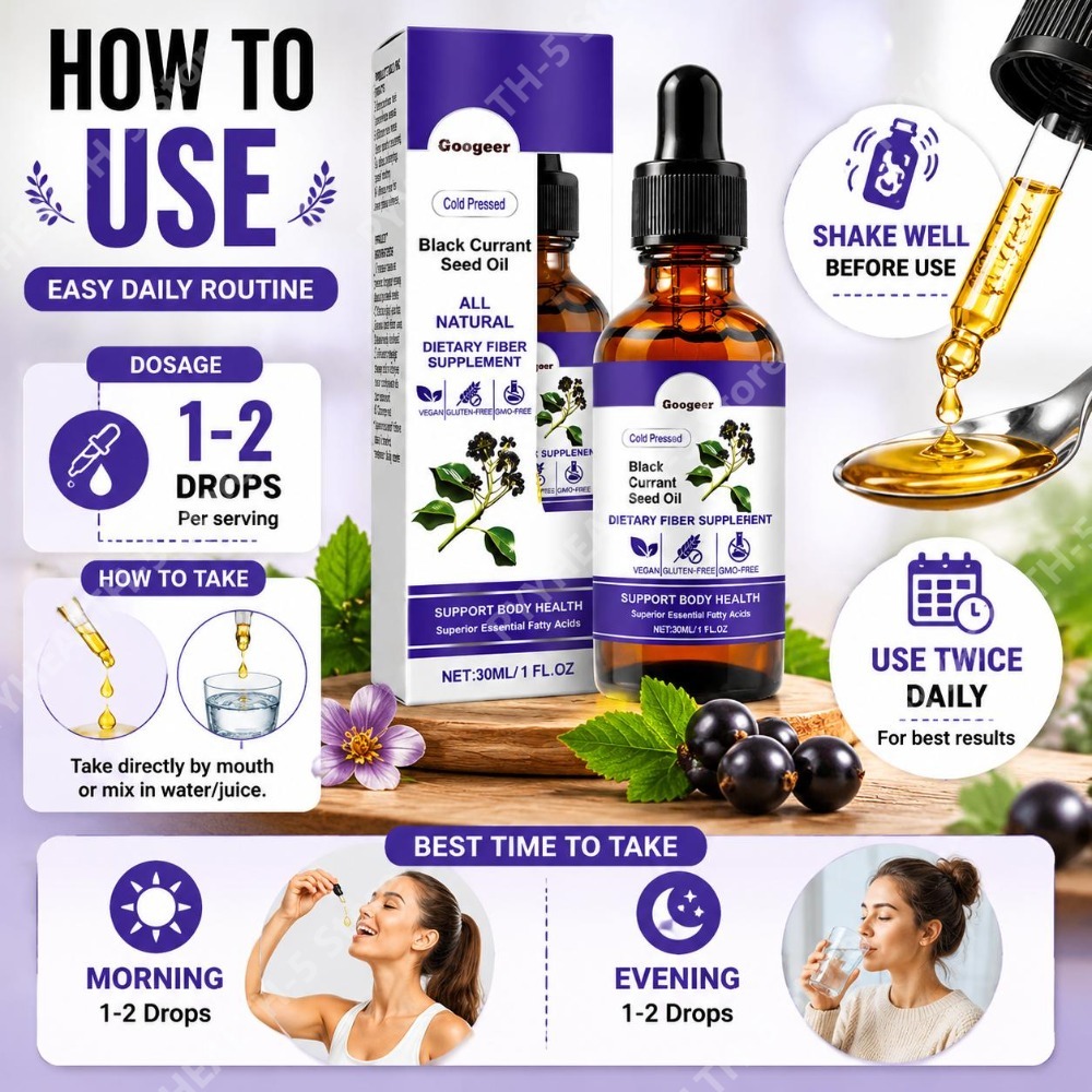 Minyak Biji Black Currant 30ml - Wellness Herbal Medicine ulasan dan harga