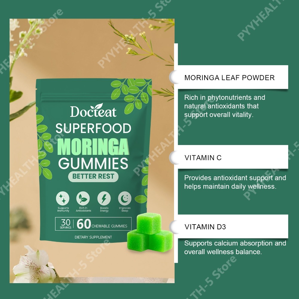 Permen Kunyah Docteat Moringa  - Moringa Leaf Powder ulasan dan harga