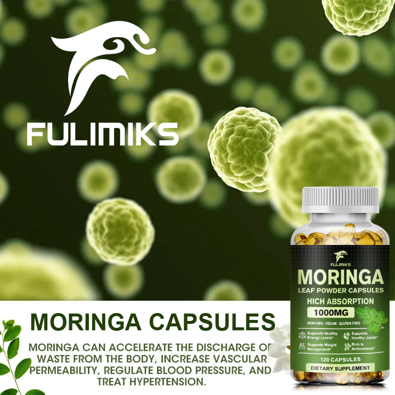 Kapsul Moringa Oleifera 1000mg - Moringa Leaf Powder ulasan dan harga