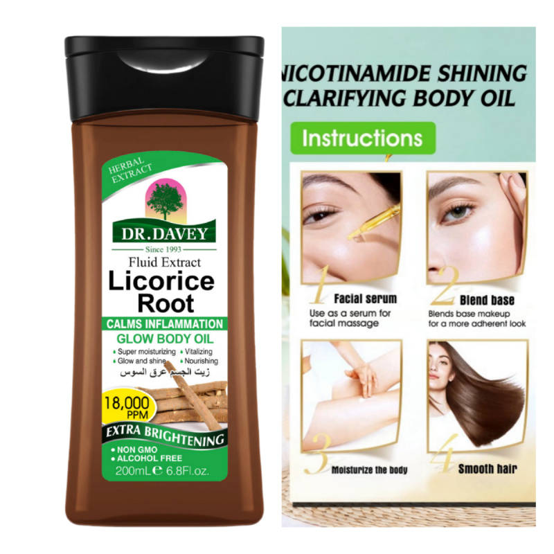 200Ml Minyak Tubuh Licorice Mi - Licorice Root Sticks ulasan dan harga