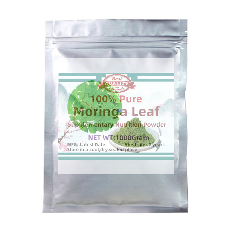 Bubuk Daun Moringa Organik 100 - Moringa Leaf Powder ulasan dan harga